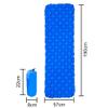 Portable Camping Mat Ultralight Inflatable Mattress TPU Proof Outdoor Tent Travel Folding Bed Sleeping Pad (Color : 04) view 2