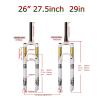 ZECHAO Mountain Bike Air Front Fork,26/27.5/29in Mountain Suspension Air Pressure Travel 130mm Disc Brake 9mm Axle(Spinal Remote Lock,29inch) view 2