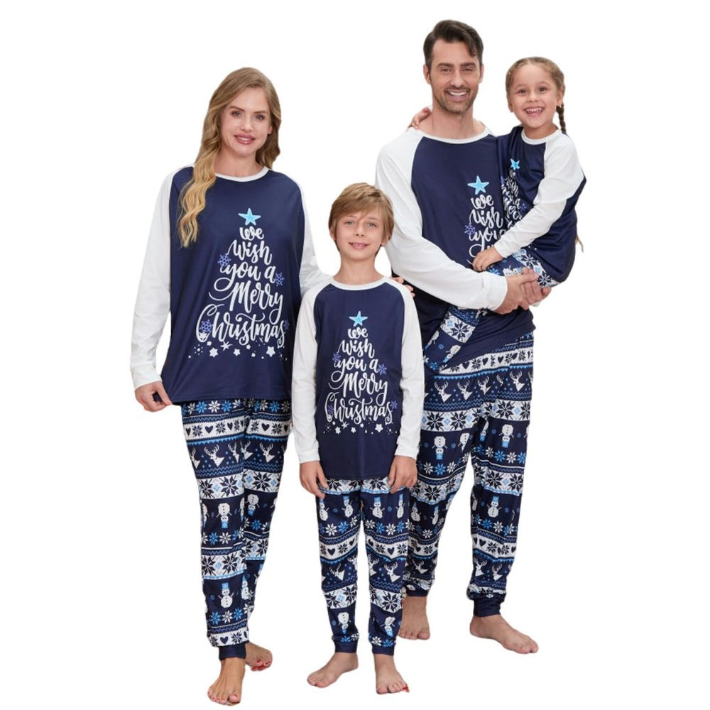 Christmas Pajamas for Family Matching Family Christmas Pajamas Matching Set Xmas Pjs Sleepwear(AB10-Pet, X-Large)