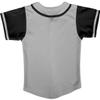 DIGITMON Kids Baseball Jersey Button Down Premium Hip Hop T Shirts Uniform GREYBLACK for 3y Toddlers view 3