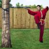 Elitix Wing Chun Dummy Garden Spring Martial Arts Equipment Weapons, Bundle Kung Fu Dummies Training Tool for Practice Taekwondo Karate, Kick Punching Pads Man Pile view 1