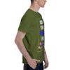 Custom T Shirts, Customize Your Own Design T-Shirt Personalized Cotton Tee Printed Photo Front, MossGreen-XL view 3