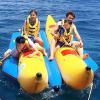 Hlixzoy Inflatable Banana Boat Towing Flying Fish Boat, 6/8/10 Person Kayak Large Surfing Equipment, Banana Boat Toy,6 People view 1
