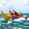 Hlixzoy Water Sports Floating Towable Single Tube Inflatable Banana Boat, Children's Floating Inflatable Kayak, Water Skiing and Surfing,6 People view 1