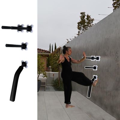 Elitix Wing Chun Dummy Arms Legs Trainer for Practice Kung Fu, Wall Mount Wing Chun Dummies Punching Kicking Stand, Wing Tsun Man Pile Rack can Free Combination(V-Handle)
