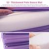 CMYUN Circular Pole Dance Crash Mat 3/5cm Thick - Safety Exercise Mats/Pole Fitness Protection Mat, Foldable Waterproof Aerial Hoop Yoga Mat(Pink,150cmx5cm(59"x2")) view 3