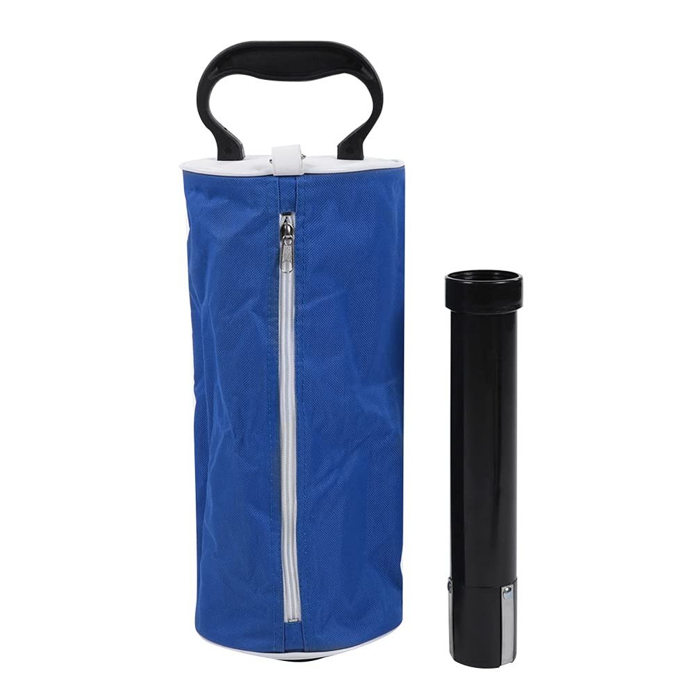 Golf Pick Up Bag, Portable Golf Ball Picker, Pocket Scooping Device Storage Bag, Storage Pocket and Holder for Golf Ball Pick Up, Golf Ball Picker Scooping Device(Blue)