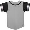 DIGITMON Kids Baseball Jersey Button Down Premium Sleeve Two-Striped T Shirts Uniform GREYBLACK for 16y Teenagers view 3
