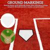 Happyyami 2pcs Baseball Training Plates Throw Down Bases for Pitchers Lightweight Home Plate Precision Markings for Outdoor Practice and Games view 3