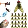 20PCS Fly Fishing Flies Kit, Bionic Fly Fishing Bait, 2024 New Fly Hook Soft Bait Add Fish Attractant Fishing Gear (20pcs-C, 15MM) view 1