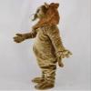 Friendly Brown Lion Mascot Costume Adult Size for Men & Women with Built-in Fan Inside the Head view 2