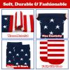 American Flag Kids Socks - 4th of July Toddler Knee High USA Socks - Red, White & Blue view 3