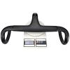 AGSDGAWD Road Bike Handlebars 28.6mm Carbon Fiber Integrated Stem Handlebar Drop Handlebar Inner Routing Lightweight Outdoor Sports(440-90MM) view 3