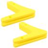 NineFit Basics 2pcs Barbell Wall Mount Holder Bumper Plate Storage Easy Install Barbell Rack for Home -saving Vertical Equipment Accessory view 1