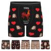 Custom Boxers with Face on Them Customized Boxers for Men Gifts for Birthday Valentine's Day Gifts for Boyfriend Unique XL-025 Face view 1
