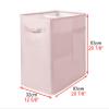 Vibeo Yoga Mat Holder High-Density Cloth Yoga Mat Basket with Pocketed, Home Gym Yoga Mat Holder for Foam Roller, Workout Equipment Corner Storage Organizer(Pink) view 2