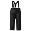 MONTFLIX Kids Waterproof Snow Pants Winter Warm Skiing Snowboard Pants for Boys Girls6Y,Black view 1