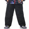MONTFLIX Kids Waterproof Snow Pants Winter Warm Skiing Snowboard Pants for Boys Girls6Y,Black view 2