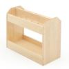 Vibeo Yoga Mat Holder Floor Rectangular Basket for Yoga Mat, Wood Yoga Mat Storage for Home Gym, Office, Kindergarten, Yoga Room, Stadium, Yoga Accessories view 1