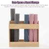 Vibeo Yoga Mat Holder Floor Rectangular Basket for Yoga Mat, Wood Yoga Mat Storage for Home Gym, Office, Kindergarten, Yoga Room, Stadium, Yoga Accessories view 2