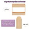 Vibeo Yoga Mat Holder Floor Rectangular Basket for Yoga Mat, Wood Yoga Mat Storage for Home Gym, Office, Kindergarten, Yoga Room, Stadium, Yoga Accessories view 3