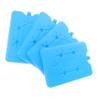 Ciieeo 4pcs Reusable Ice Packs for Lunch Boxes Cooler Packs Designed for Food Preservation for Outdoor Activities Sturdy Material Blue view 1