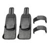 CHMINGDE 1 Pair Rowing Machine Replacement Foot Pedals with Straps Elliptical Machine Pedals for Gym Equipment Spare Parts Accessories, black