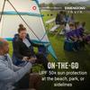 Coleman Portable 7x7ft Backpack Sun Shelter, Lightweight Shade Canopy with Easy Setup & Backpack Carry Bag, Great for Beach, Park, Sidelines, Backyard, Camping, & More view 2