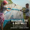 Coleman Portable 7x7ft Backpack Sun Shelter, Lightweight Shade Canopy with Easy Setup & Backpack Carry Bag, Great for Beach, Park, Sidelines, Backyard, Camping, & More view 3