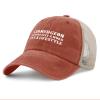 BEIXBE Curmudgeon Its Not Just A Word Its A Lifestyle Hat Trucker Hat Men Funny Mesh Hat for Fall Orange view 4