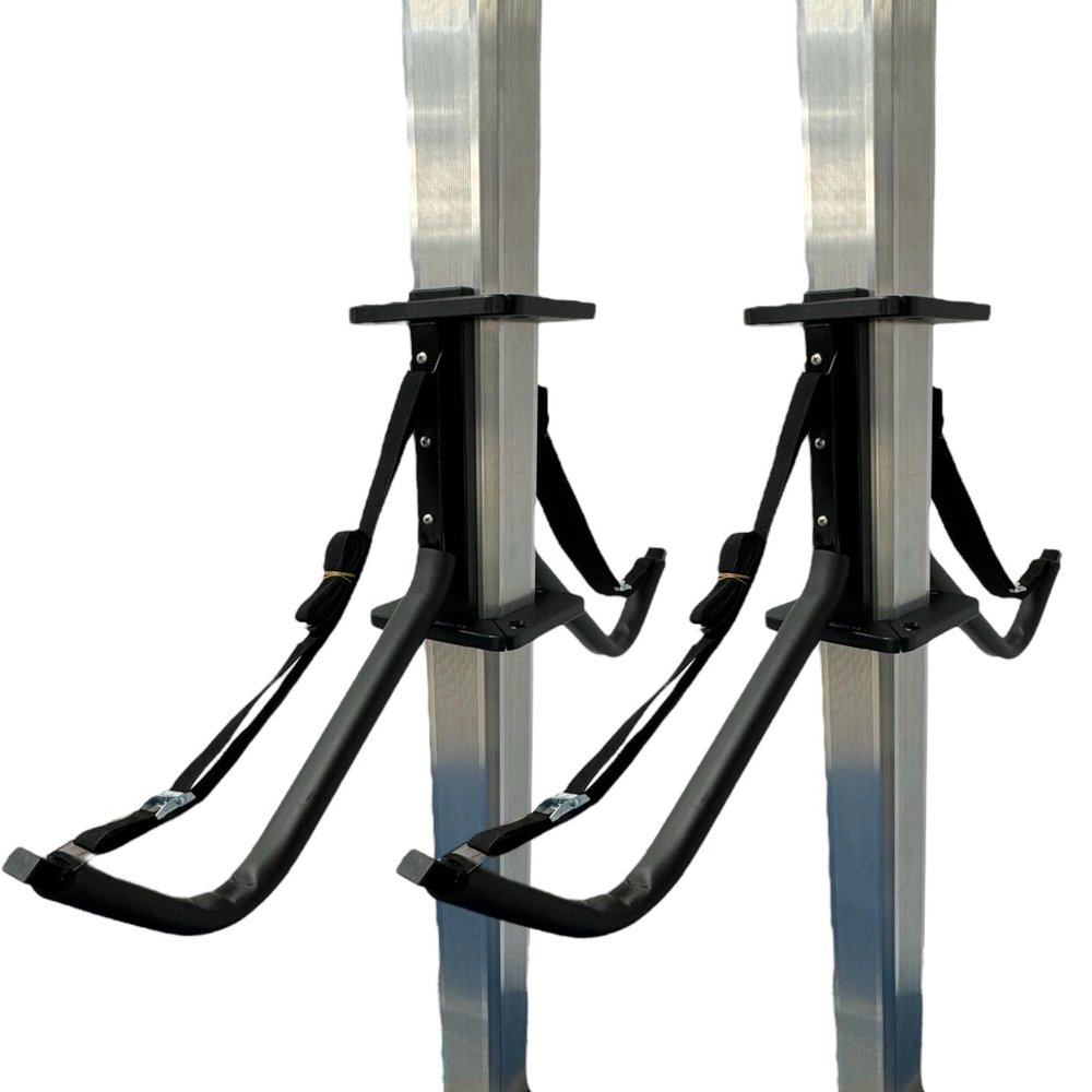 Kayak Dock Storage & Organizer - Holds 2 - No Drill Easy Install - Heavy Duty, UV & Rust Resistant - Durable Kayak Holder - Made in USA- Fits a 2" Square Post