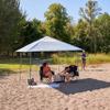 Coleman Oasis Lite Pop-Up Canopy Tent with Side Wall Attachment, Portable Shelter with Easy Setup & Takedown, Wheeled Carry Bag Included, 7x7/10x10ft Sizes view 3