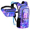 Galaxy Print Medium Hydration Pack and Fanny Pack Bundle view 1