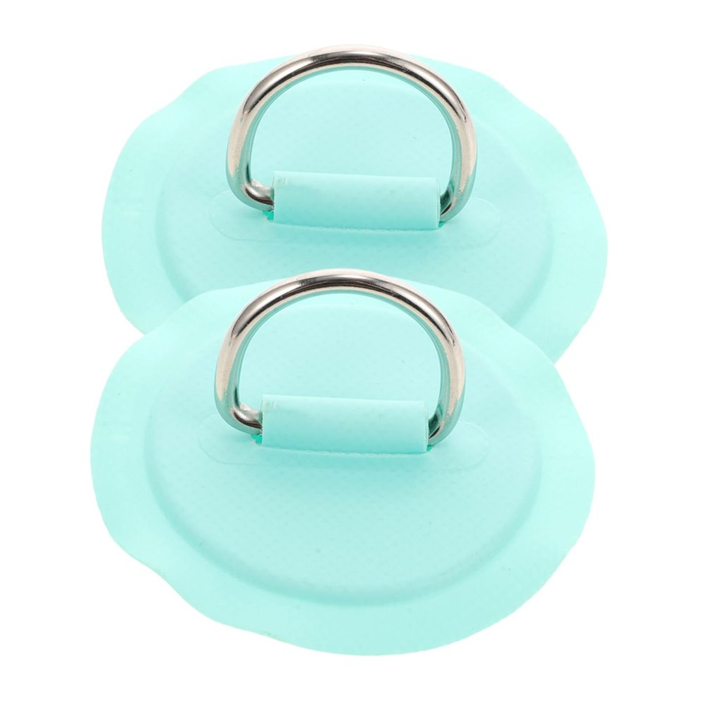 Happyyami 2pcs Kayak Canoe Inflatable Boat D-Shaped Buckle Kayak Cords Rings Fixing