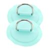 Happyyami 2pcs Kayak Canoe Inflatable Boat D-Shaped Buckle Kayak Cords Rings Fixing view 1