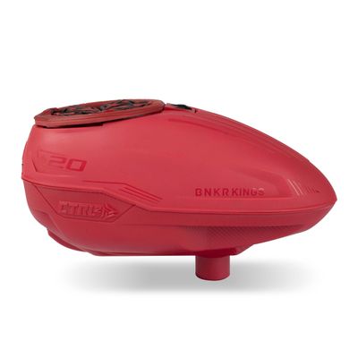 Bunkerkings CTRL2 Electronic Paintball Loader/Hopper (Dark Red)