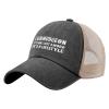 BEIXBE Curmudgeon Its Not Just A Word Its A Lifestyle Hat Trucker Hat Women Trendy Mesh Cap for Fall Black view 3