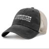BEIXBE Curmudgeon Its Not Just A Word Its A Lifestyle Hat Trucker Hat Women Trendy Mesh Cap for Fall Black view 4