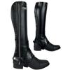 AK New Unisex Equestrian Flexi Crystal Horse Riding Half Chaps AKRS-1976 (Black/Silver, 14/XXS) view 1
