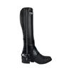 AK New Unisex Equestrian Flexi Crystal Horse Riding Half Chaps AKRS-1976 (Black/Silver, XL) view 2