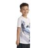 Messi Boys' Lifestyle Short Sleeve Top, Slim-Fit Shirt with Logo, Comfortable, Kick Score Goal - Bright White, 4 view 3