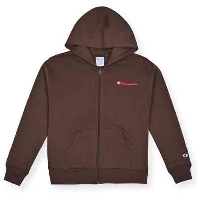 Champion Girls Hoodie Sweatshirt Zip Up Fleece Athletic Hoodie for Girl Clothing Coffee
