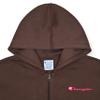 Champion Girls Hoodie Sweatshirt Zip Up Fleece Athletic Hoodie for Girl Clothing Coffee view 2