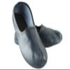 Akdam Mens Indoor Leather Slippers Dark Blue Traditional Babouche House Shoes Barefoot Moccasin (Size 7.5)