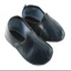 Akdam Mens Indoor Leather Slippers Dark Blue Traditional Babouche House Shoes Barefoot Moccasin (Size 11.5) view 2