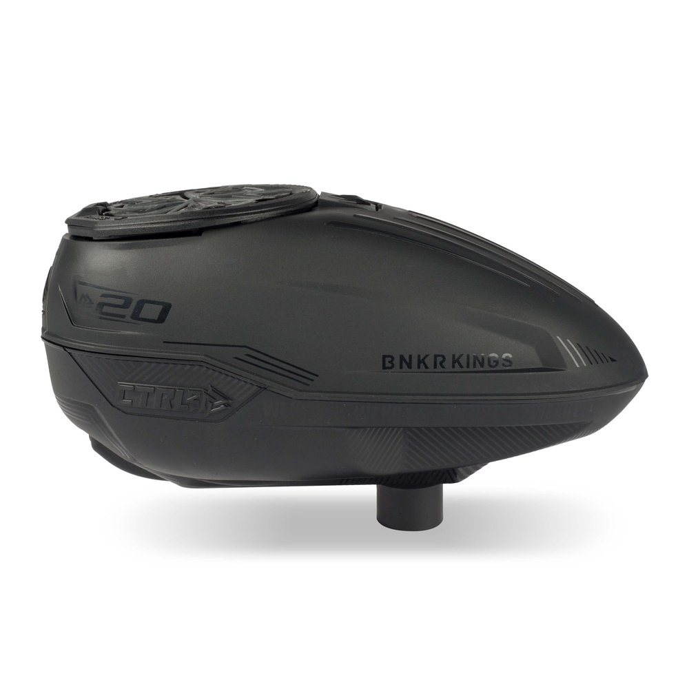 Bunkerkings CTRL2 Electronic Paintball Loader/Hopper (Black)