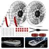 JUIOHAKY 40FT Boat LED Strip Lights 12V Waterproof, Marine LED Strip Lights for Pontoon, Ideal as Under Gunnel Lights, Deck Light, Boat Interior Light for Kayak, Jon Boats and Fishing Boats (White) view 1