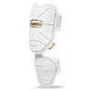 Franklin Sports Baseball Elbow Guard - PRT Series Adult Baseball + Softball Shield for Batting - Protective Elbow + Forearm Pad - Right + Left Hand Hitters - White/Gold - One Size - Adult view 1