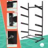 RAD Sportz Kayak Storage Rack - 4-Level Freestanding Adjustable Stand with Padded Arms and 400lb Capacity for Canoes, SUP, or Paddleboards (Black) view 4