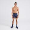 SAXX Underwear Co. Men's Underwear with Pouch Daytripper Boxer Brief Fly, Ikat Chevron-Deep Navy, Small view 3